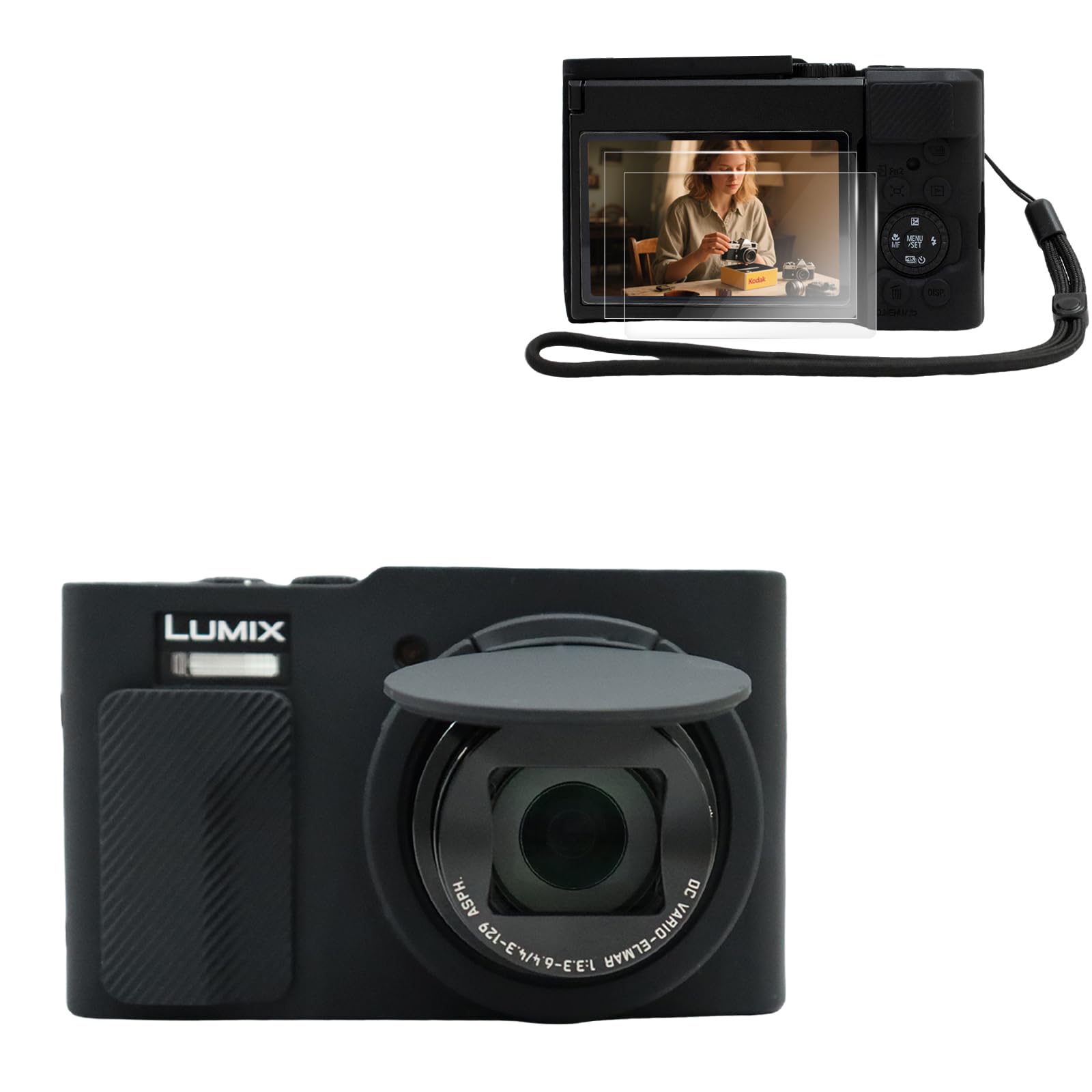 Amazon.co.jp: VOVMOEYA Panasonic Lumix TZ99用カメラケース